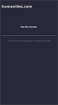 Mobile Screenshot of humanlike.com